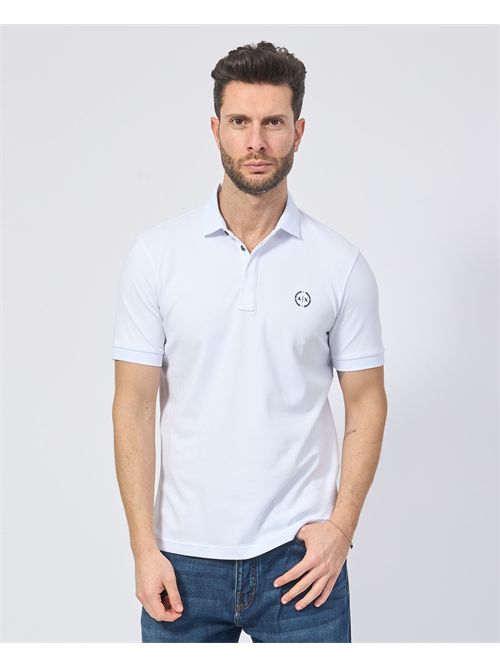 Polo piqué elasticizzato slim fit Armani Exchange ARMANI EXCHANGE | 8NZF91-ZJ81Z1100